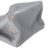 PRADA Canapa Tote Bag B1877B Gray White Denim